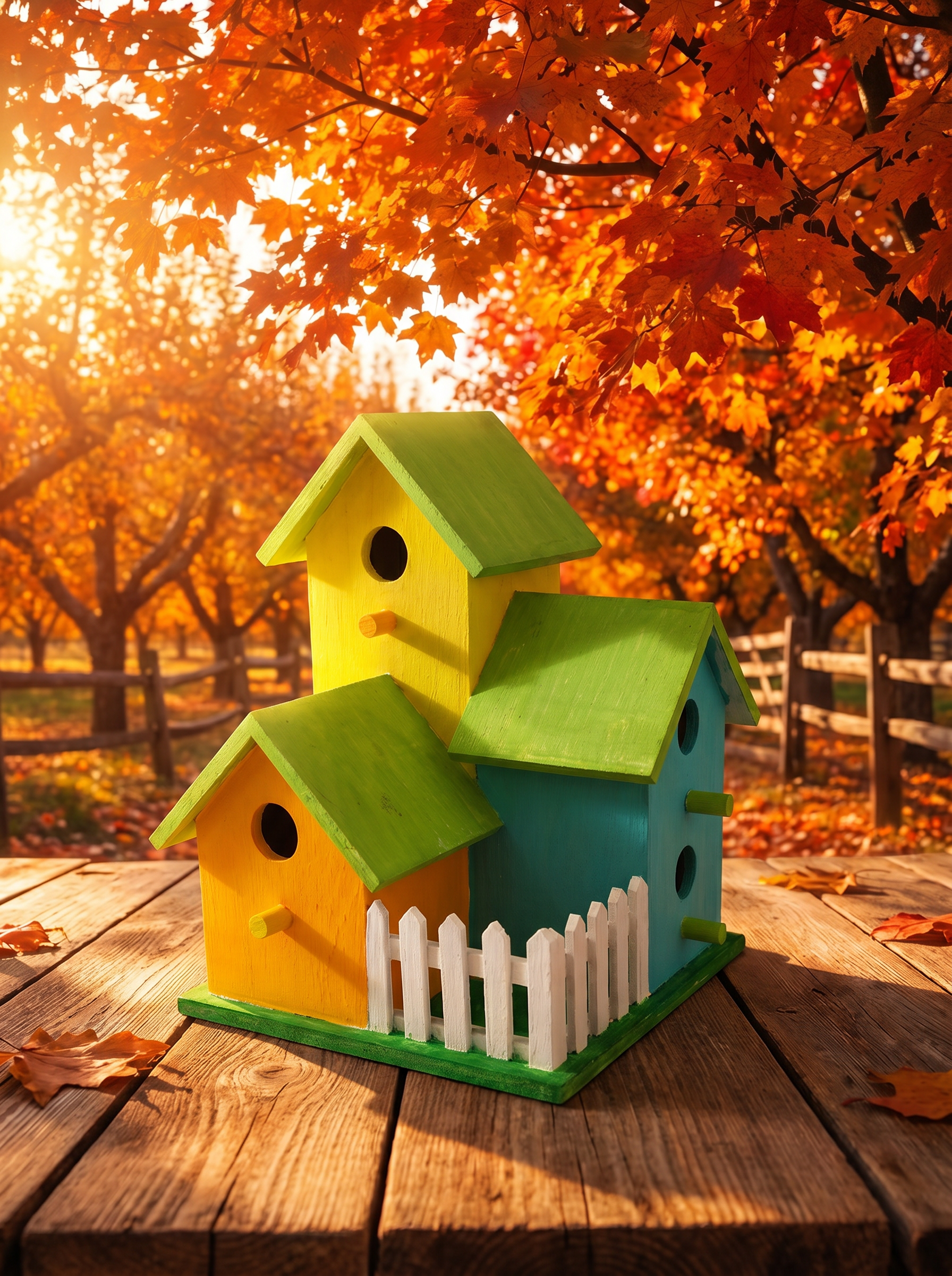 The Triple Birdhouse
